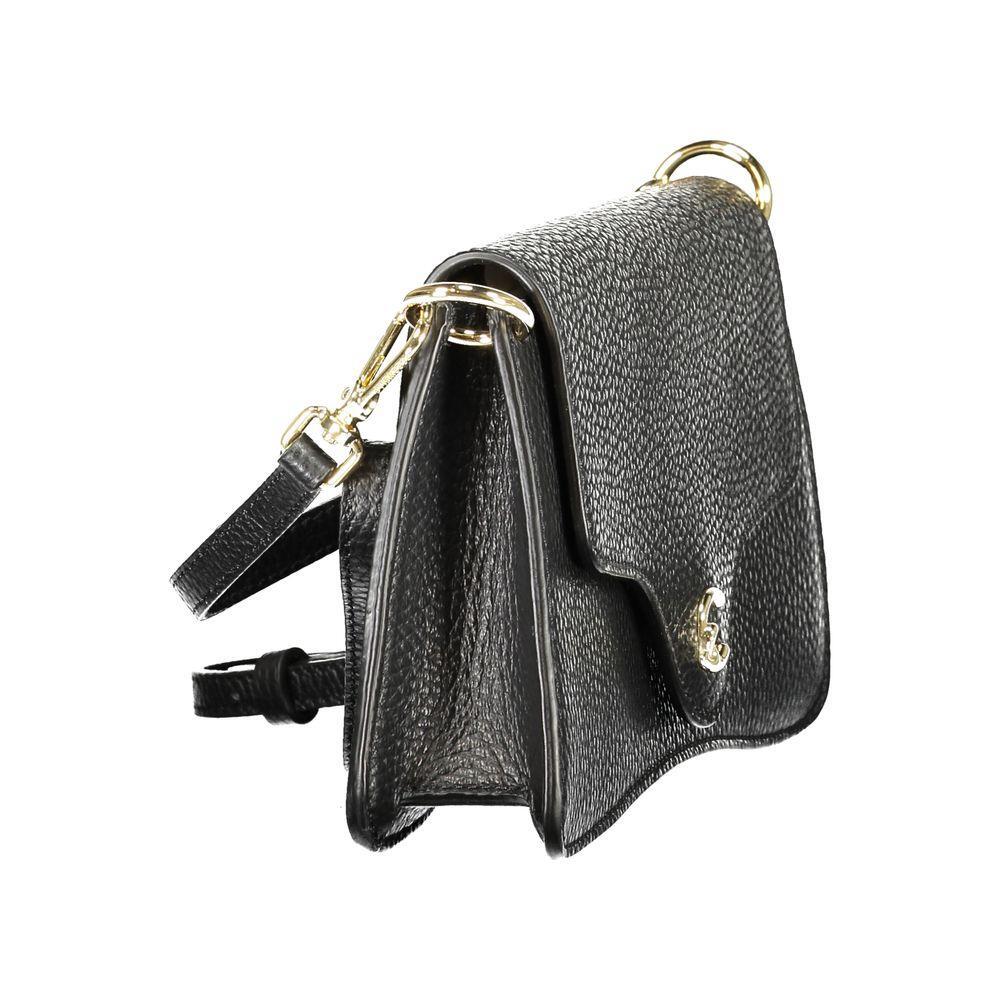 Coccinelle Black Leather Women Handbag CO-39555
