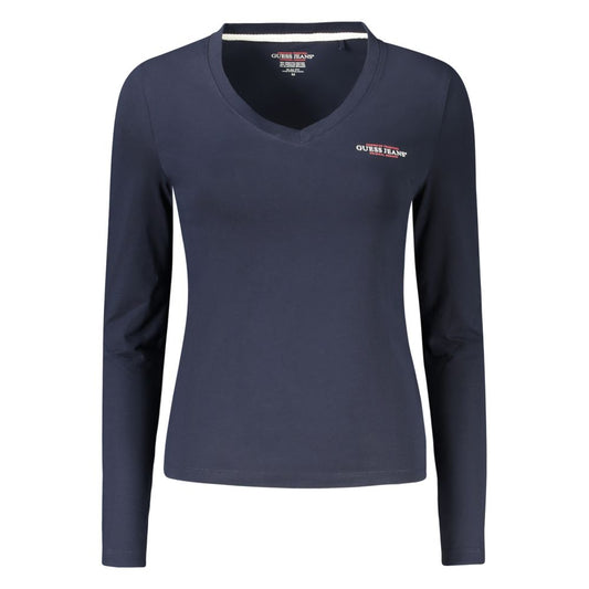 Guess Jeans Blue Cotton Tops & T-Shirt