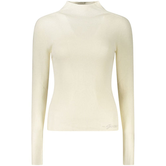 Guess Jeans White Wool Women Sweater GU-39576-XS