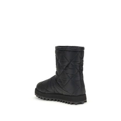 Dolce & Gabbana Black Polyamide Boots