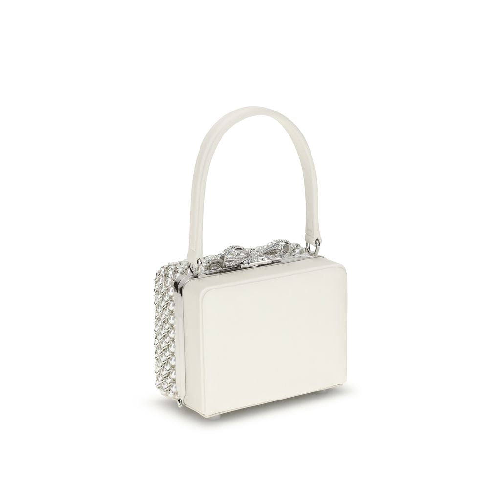 Front view with bag zipped and handles upright.