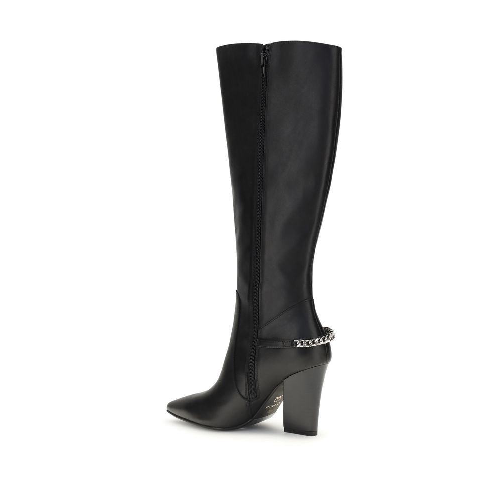 PINKO Black Nylon Boots