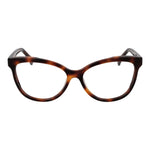 Max Mara Brown Women Glasses Frame in acetate cat eye style, full-rim design with a lens width of 54, bridge 15, and temples 140 mm.