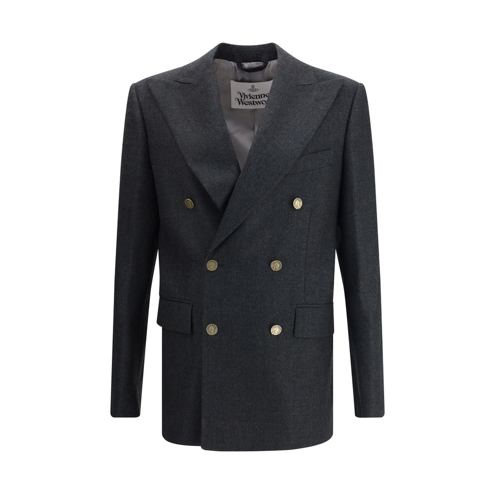 Vivienne Westwood Bicolor Fleece Wool Suits And Blazer