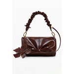 Desigual Brown Polyethylene Women Handbag with floral detail and adjustable shoulder strap for versatile day and night use.