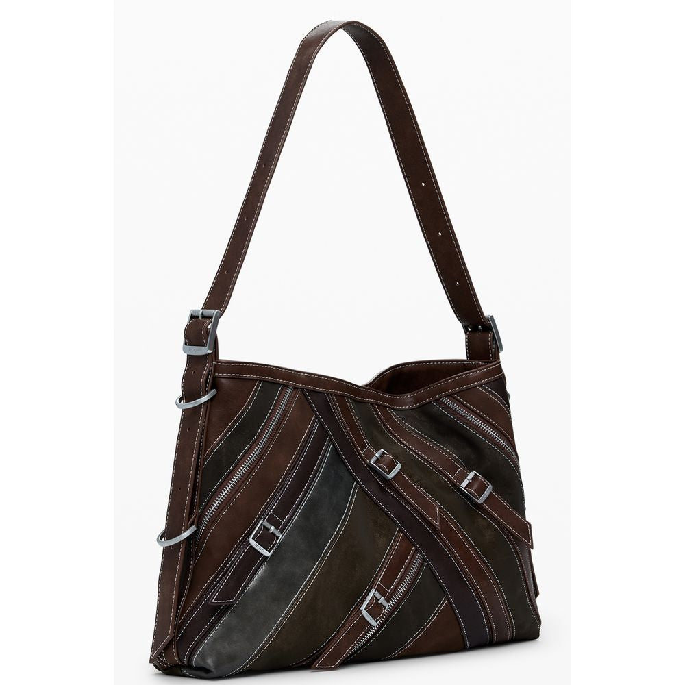 Desigual Brown Polyethylene Women Handbag