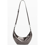 Desigual Bronze Polyethylene Women Handbag with adjustable straps and shimmering bronze hue.