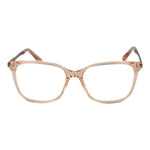 Ted Baker Pink Women Glasses Frame with rose acetate full-rim style, demo lenses, size 50-18-140, includes branded case.