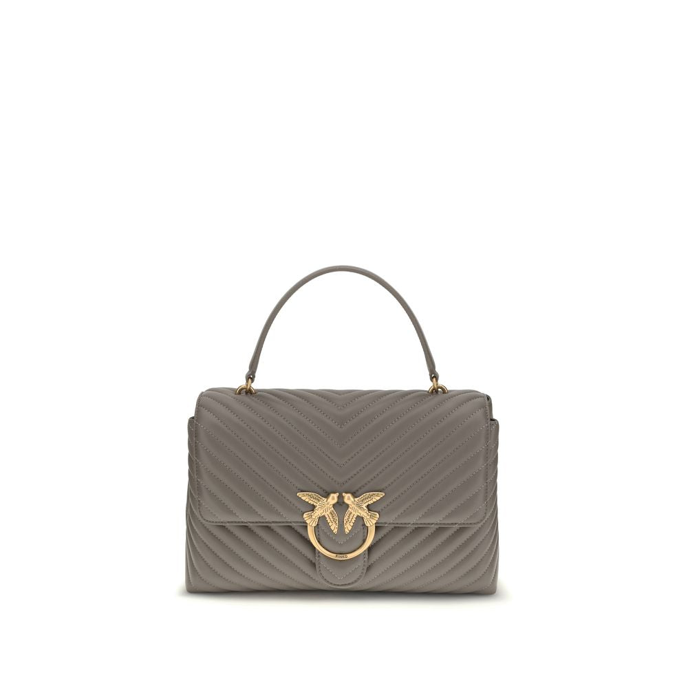 Front view with bag zipped and handles upright.