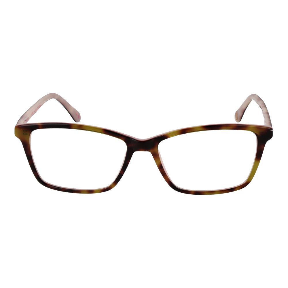 Ted Baker Brown Women Glasses Frame with acetate material, full-rim rectangular style, and demo lenses.