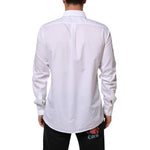 Dolce & Gabbana White Cotton MARTINI Men Formal Dress Shirt