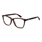 Longchamp Brown Women Glasses Frame with acetate full-rim square style, lenses width 52, temples length 140, comes with branded case.