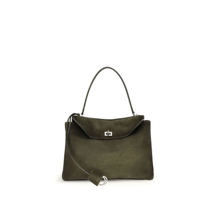 Balenciaga Green Calf Leather Bos Taurus Shoulder Bag