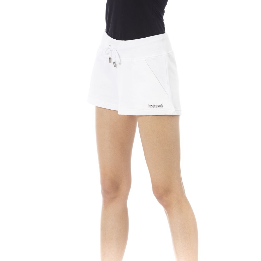 Just Cavalli White Cotton Short