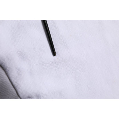 Dolce & Gabbana White Sacred Heart Hooded Sweatshirt Sweater