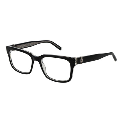 Guess Black Acetate Glasses (Frames) for men, full-rim style, rectangle shape, with black acetate frame and demo lenses.