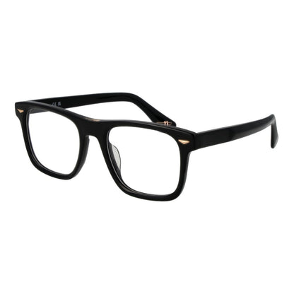 Police Black Cellulose Acetate Glasses (Frames)