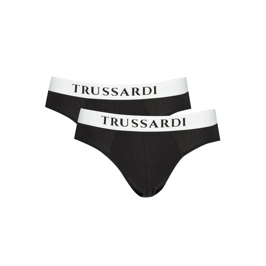 Trussardi Black Cotton Men's Brief