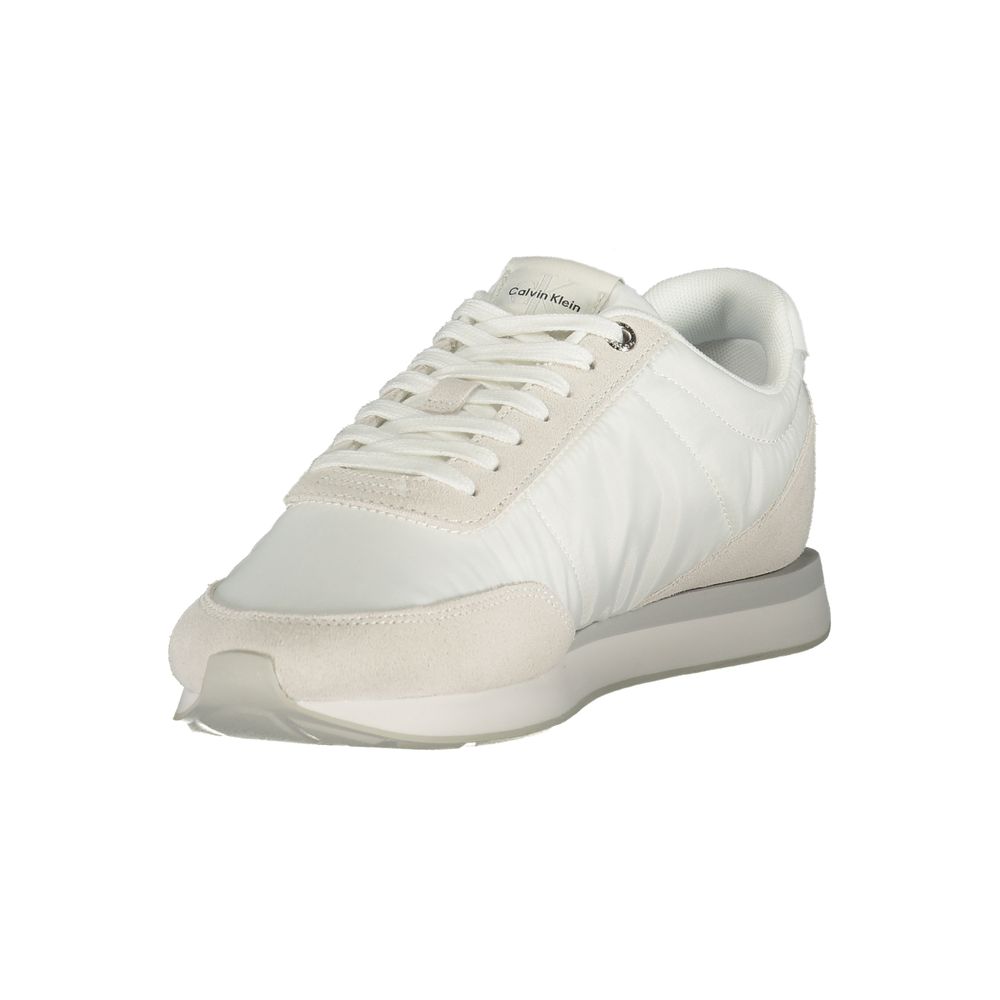 Calvin Klein White Polyester Men Sneaker