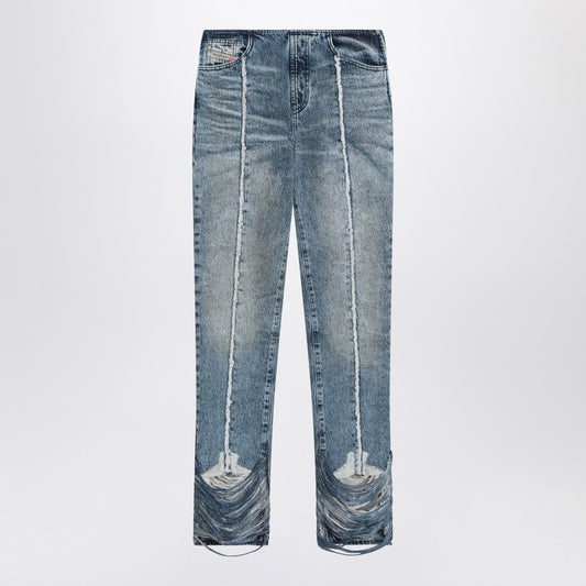 Diesel Bootcut jeans D-Ginna blue washed effect A179340CMBM/Q_DIESE-01_311