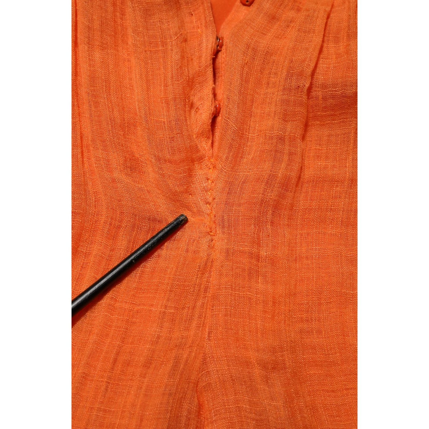 Alberta Ferretti Orange Lace Bustier Layered Maxi Dress