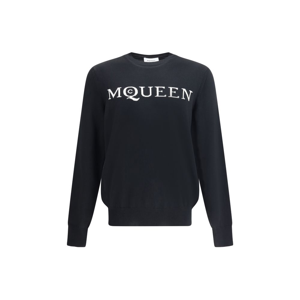 Alexander McQueen Black Wool Sweatshirt