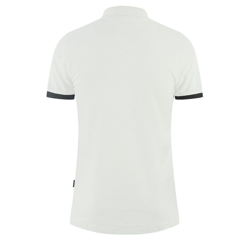 Aquascutum White Cotton Polo Shirt