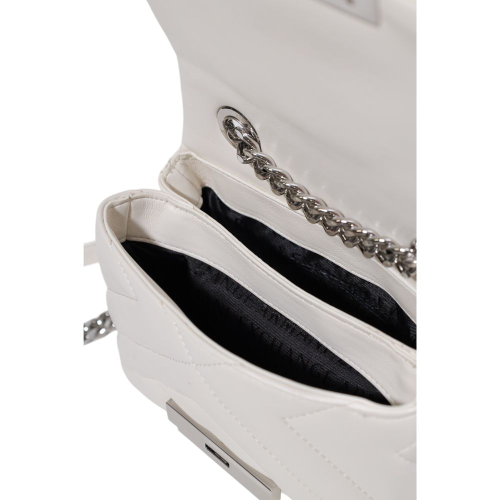Front view with bag zipped and handles upright.