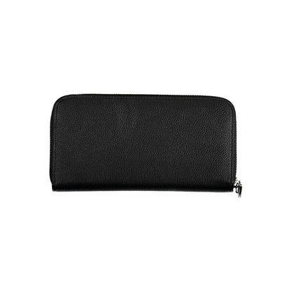 BYBLOS Black Polyurethane Women Wallet BYBLOS