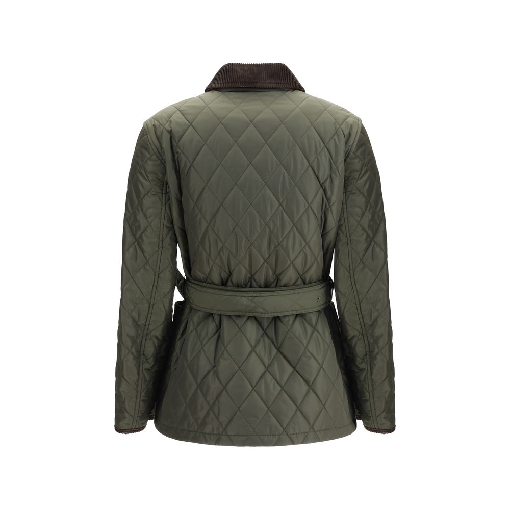 Front view with bag zipped and handles upright.