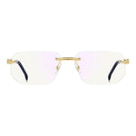 CARRERA MOD. CARRERA 1142 metal eyeglasses for gent, front view with clear lenses and gold frame