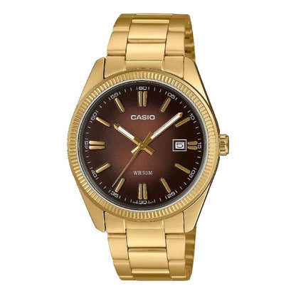 CASIO COLLECTION Mod. DATE. GOLD - BRONZE WATCHES