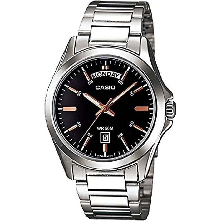 CASIO COLLECTION Mod. DAY DATE - BLACK ROSE GOLD INDEX