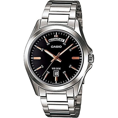 CASIO COLLECTION Mod. DAY DATE - BLACK ROSE GOLD INDEX WATCHES