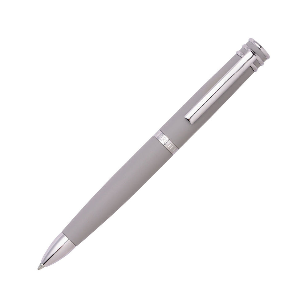 Luxury pen from CERRUTI WRITING FASHION ACCESSORIES Mod. NSR2874K with sleek silver design.