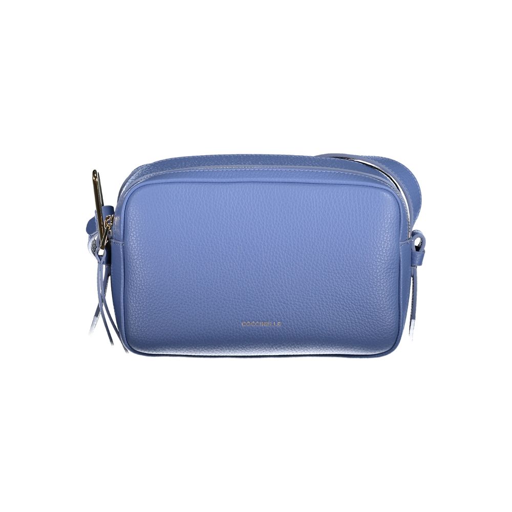 Front view with bag zipped and handles upright.
