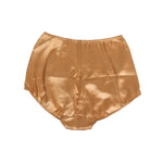 Dolce & Gabbana Beige Silk Stretch High Waist Girdle Underwear elegant design with logo details, made in Italy for sophisticated comfort.