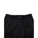 Dolce & Gabbana Black Cashmere Dress Formal Trouser Pants with tailored fit and zip-button closure, ideal for formal and business occasions.