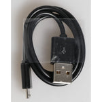 Black USB cable for Dolce & Gabbana Black Leather Exotic Skin 3000mAh Power Bank Charger USB