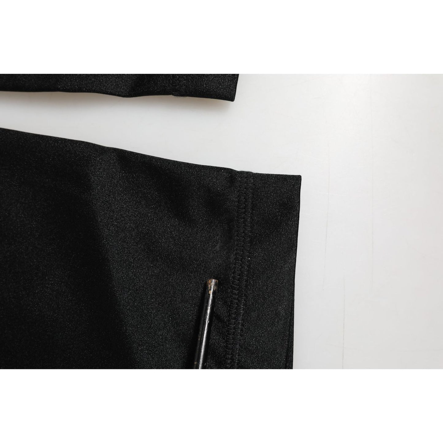 Dolce & Gabbana Black Nylon Leggings Stretch Pants