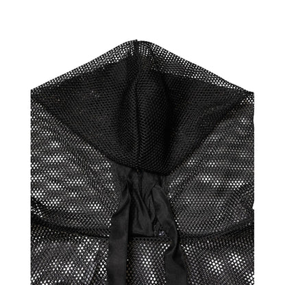 Dolce & Gabbana Black See Through Hooded Pullover Sweater