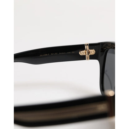 Dolce & Gabbana Black Square Acetate Frame DG4398-F Eyewear Sunglasses