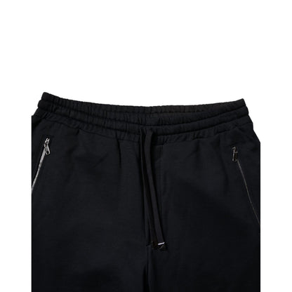 Dolce & Gabbana Blue Cotton Jogger Jogging Men Trouser Pants