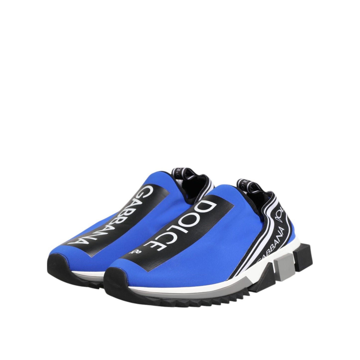 Dolce & Gabbana Blue Logo Low Top Sorrento Sneakers Shoes