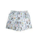 Dolce & Gabbana Blue Seashell Print Nylon Men Shorts Swimwear