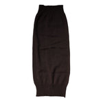 Dolce & Gabbana Brown Cashmere Knitted Neck Warmer Foulard Scarf