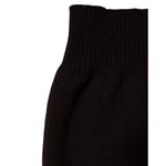 Dolce & Gabbana Brown Cashmere Knitted Neck Warmer Foulard Scarf