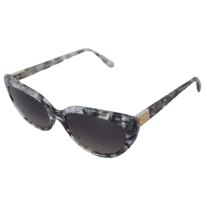 Dolce & Gabbana DG4194 Gray Acetate Logo Plaque Cat Eye Lens Sunglasses