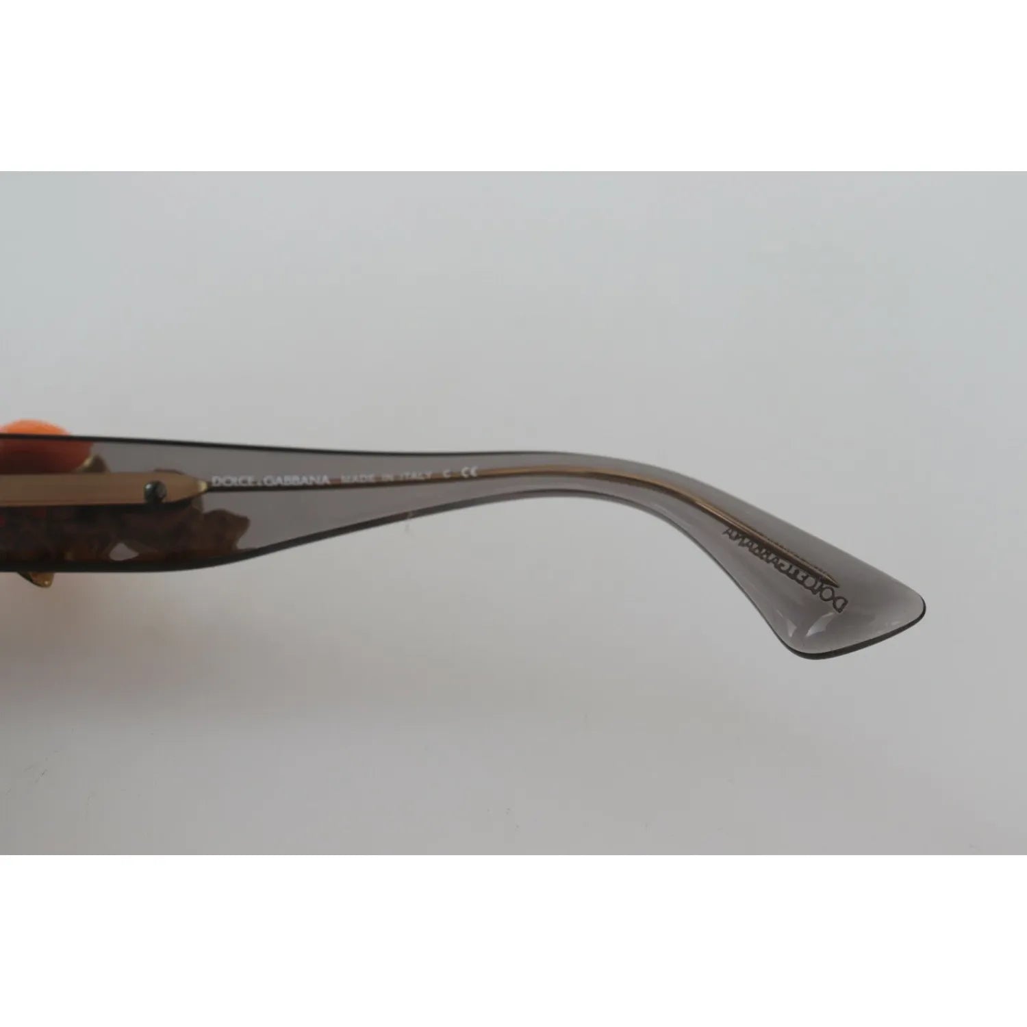 Dolce & Gabbana DG4283B Acetate Crystals Orange Appliques Sunglasses