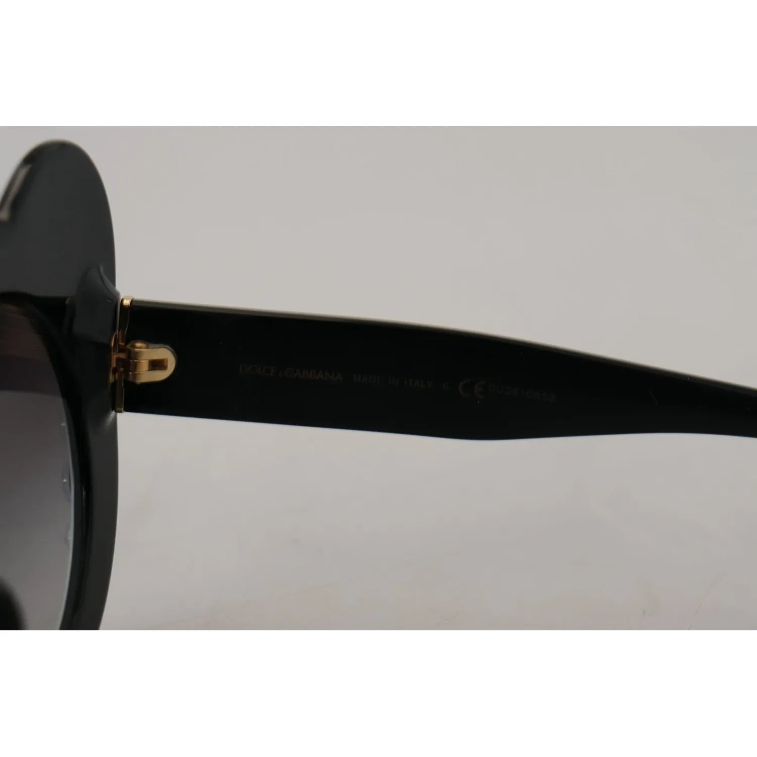 Dolce & Gabbana DG4325BM White Black Acetate Crystal Shades Sunglasses